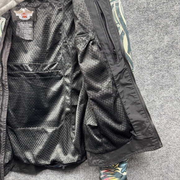 Harley-Davidson Solarus H-DMC Motorcycle Jacket Women Colorful Mesh Biker Riding - Picture 13 of 13